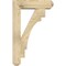 Ekena Millwork Merced Craftsman Rough Sawn Bracket w/ Offset Brace, Douglas Fir, 6"W x 20"D x 32"H BKT0604X20X32MRC04RDF - alternate 3